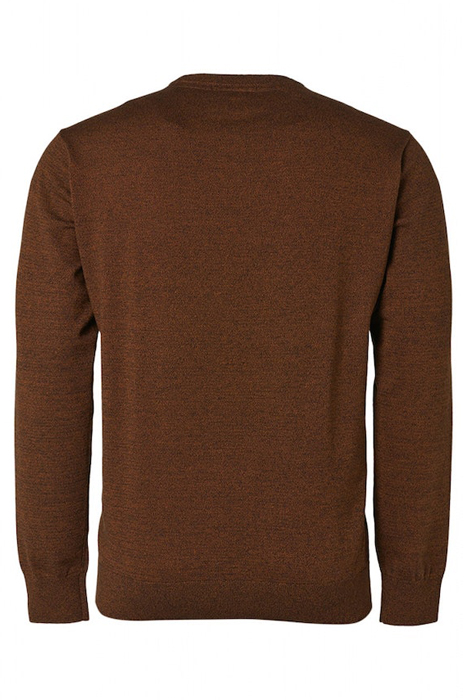 PULLOVER CREWNECK 2 COLOURED MELANGE CARAMEL 5