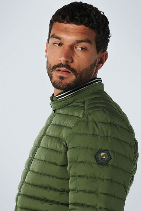 JACKET SHORT FIT PADDED DARK GREEN 6