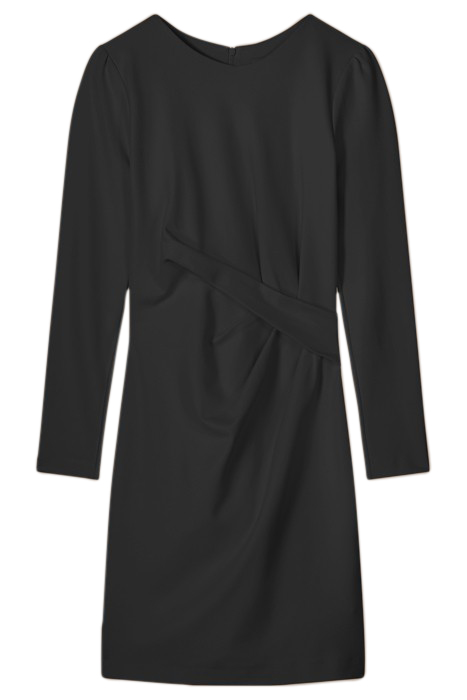 DRESS PUNTO MILANO BLACK 3