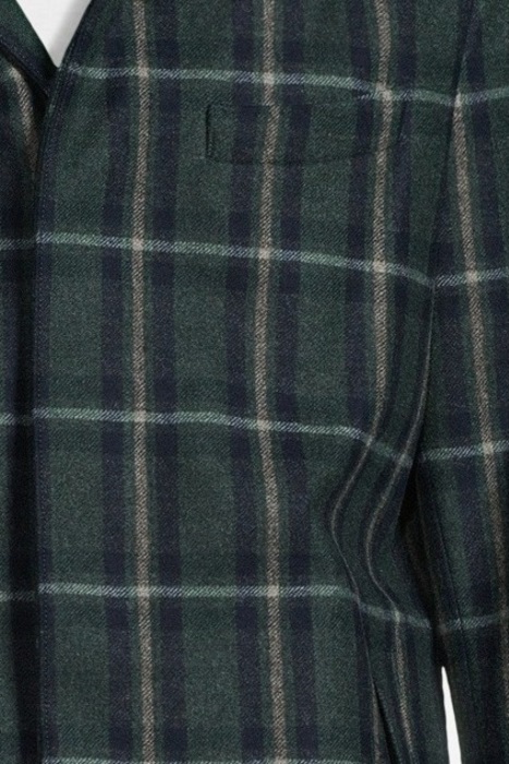 GREEN CHECK RAINCOAT 5