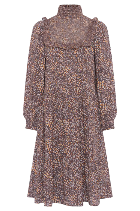 PF FAITH FIL COUPE DRESS BITTER CHOC/SATSUMA 3