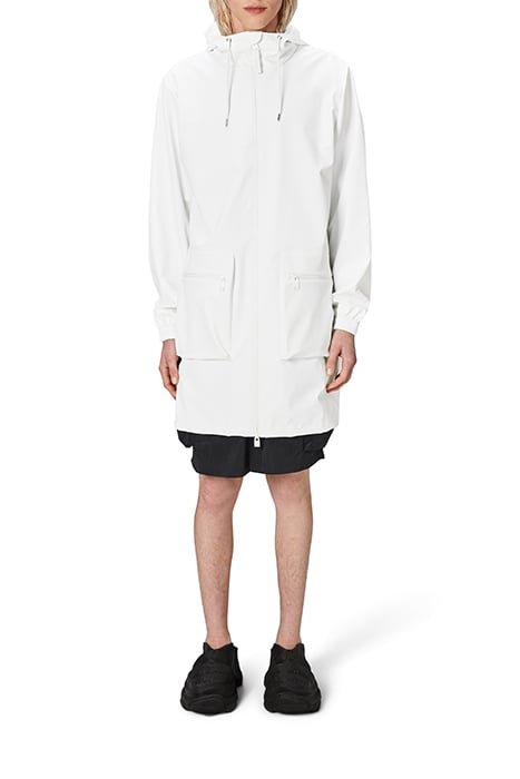 UNISEX CARGO LONG JACKET POWDER 1