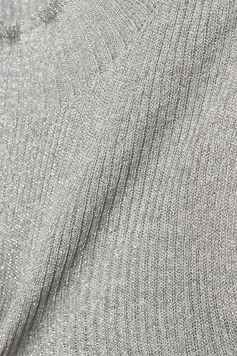 METAL KNITTED TOP LIGHT BASALT 5