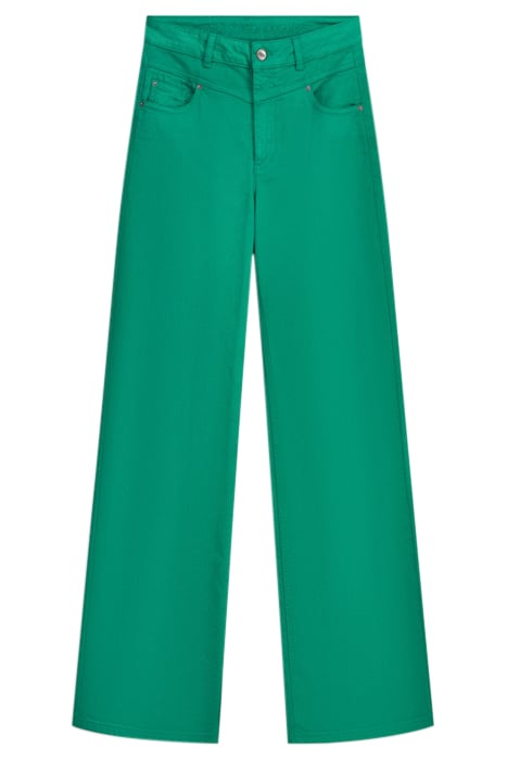 JEANS - WIDE LEG JADE GREEN 3