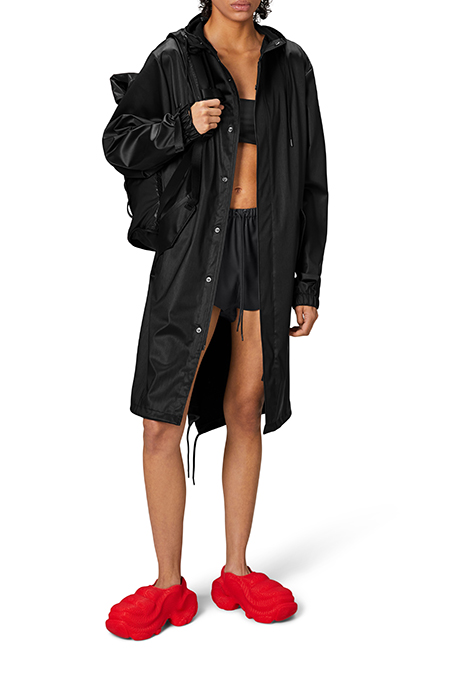 UNISEX FISHTAIL PARKA BLACK GRAIN 3