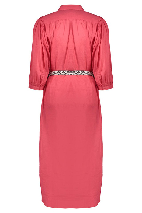 DRESS WITH BELT CORAL 4