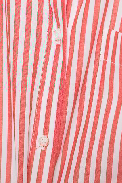 OVERSIZED STRIPED BLOUSE ORGANIC CHERRY TOMATO 5
