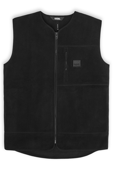 UNISEX FLEECE VEST BLACK 5