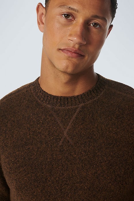 PULLOVER CREWNECK SOFT STRETCH CARAMEL 6