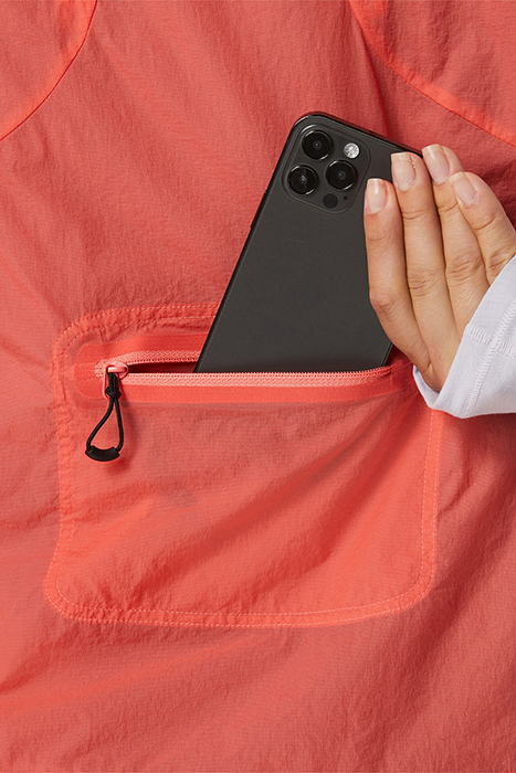 METARUN PACKABLE VEST PAPAYA 7