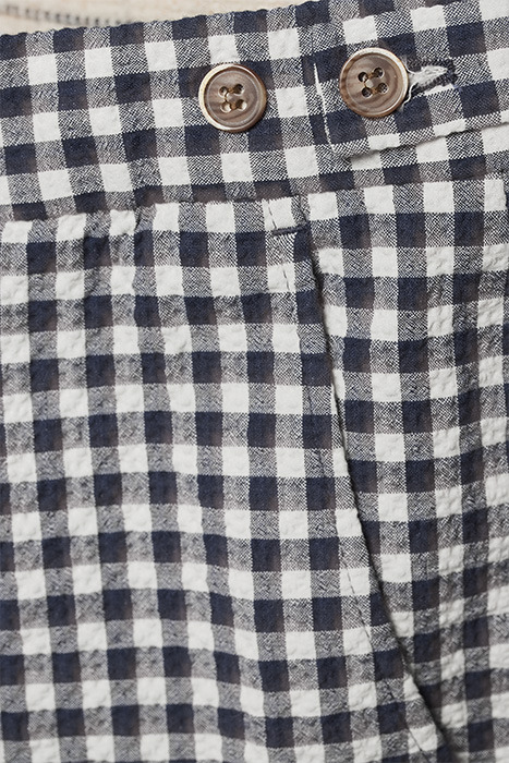 TROUSERS-CHECK WHITE 5