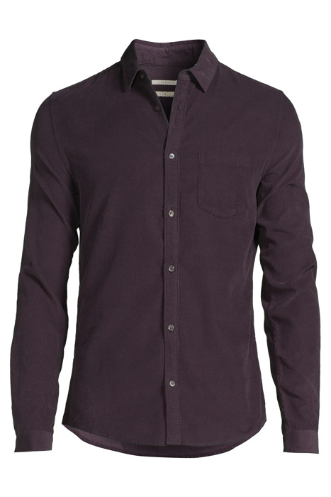 DARK PLUM NEEDLECORD REGULAR SHIRT DARK PLUM 3