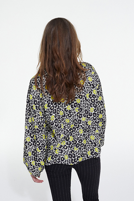 TOP LAVALIERE WILD BLOSSOM WHITE ECRU / YELLOW 2