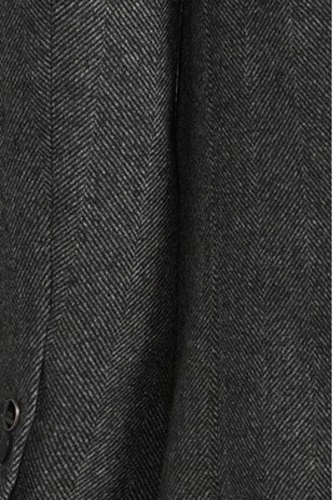 CHARCOAL SEMI-PLAIN COAT ANTHRACITE 5