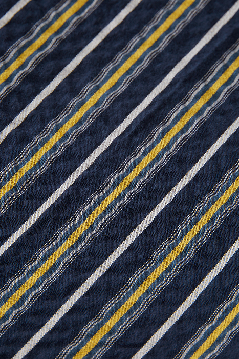 SEASONAL - LOOSE TAPERED STRIPED SEERSUCKER CHINO NAVY/ WHIT 7