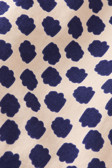 MID LENGTH SWIM SHORT MINI ALL OVER PRINT POLKA NAVY BLUE 9