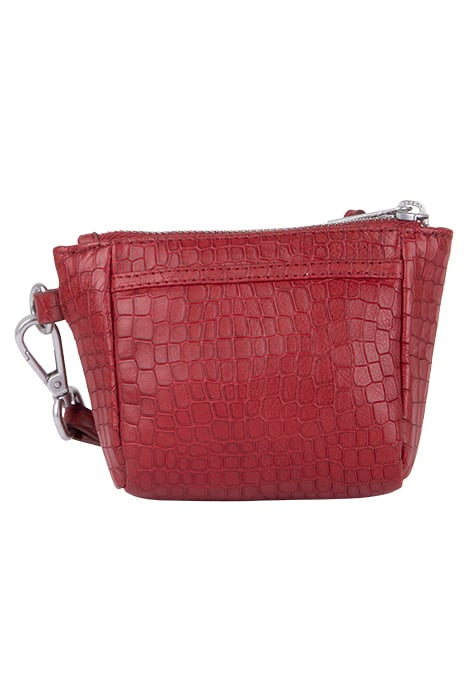 RED CROC-EMBOSSED LEATHER 1440 TOY MINI CASE 2