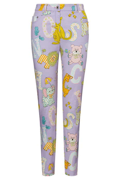 CIRCUS LOGO GABARDINE TROUSERS PURPLE 3