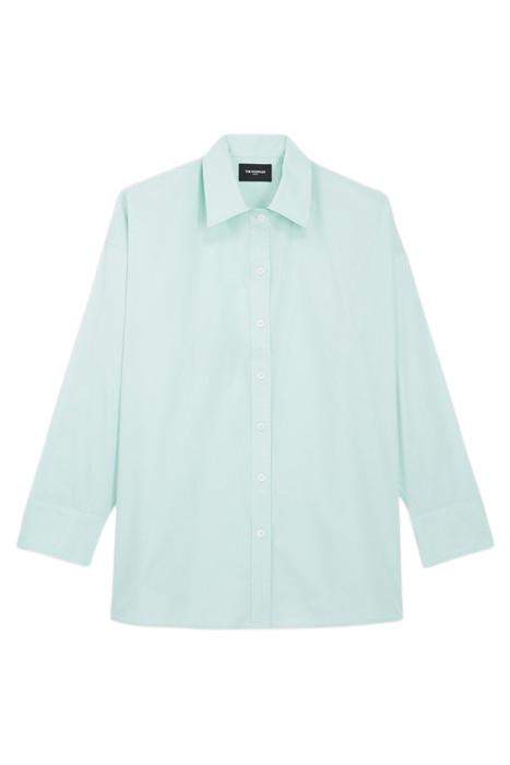 LONG-SLEEVED TURNED-UP SHIRT GREEN 5