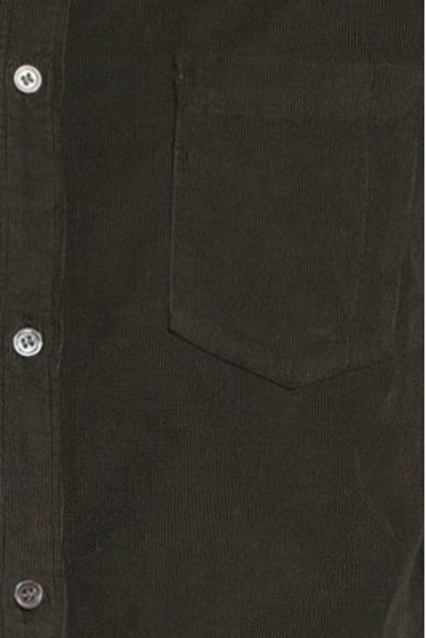 KHAKI NEEDLECORD REGULAR SHIRT KHAKI 5