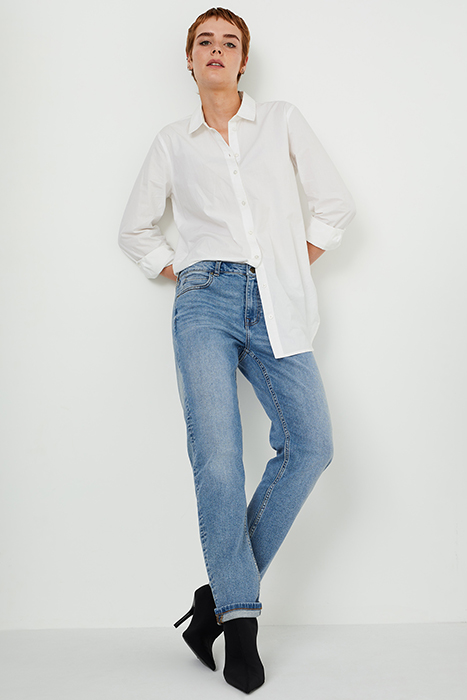 5POCKET HIGH WAIST LIGHT BLUE 5