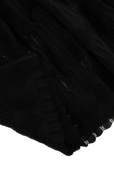 TEMPO HIGH NECK SWEA JET BLACK MINI DRESS 7