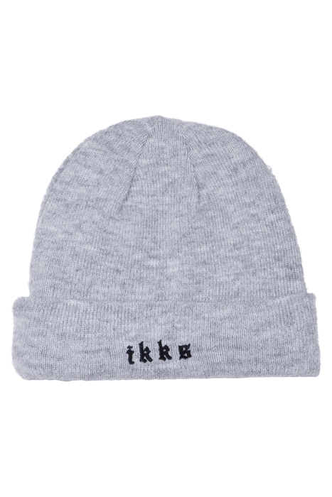 BABY BOYS’ GREY EMBROIDERED KNIT BEANIE WITH CUT-OUT MASK 2