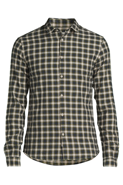 NAVY CHECKED SLIM SHIRT NAVY 3