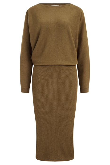 DRESS MID LENGTH DARK GREEN 3