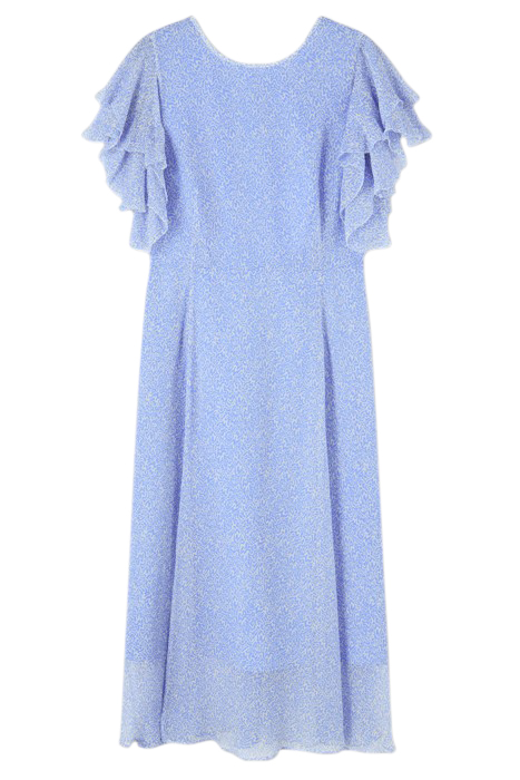 DR AGNES GEORGETTE DRESS LIGHT BLUE 3