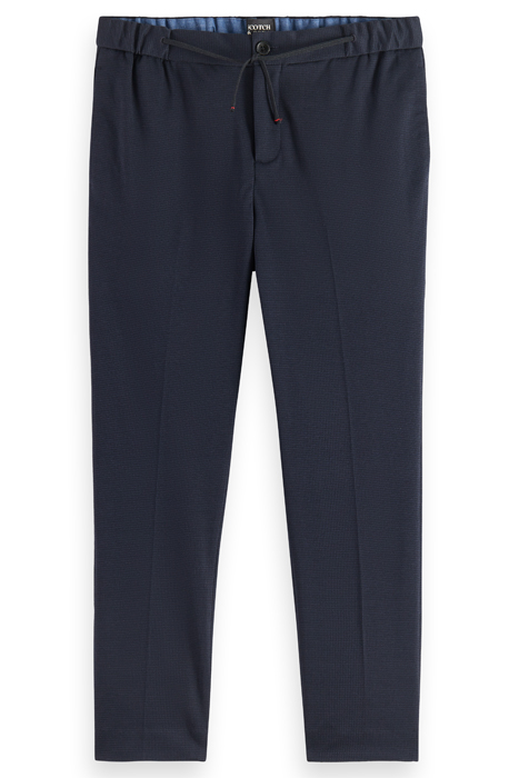 FINCH - REGULAR TAPERED-FIT YARN-DYED KNITTED JOGGER NAVY MI 4