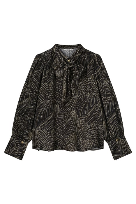 25YEARS: TOP SEQUINS PRINT BLACK 2