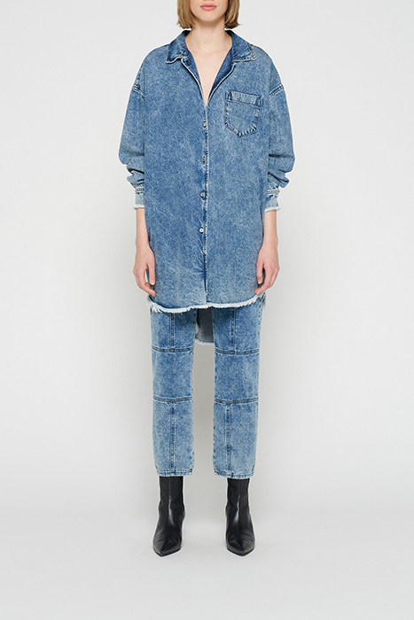 FLOWY DENIM SHIRT 2