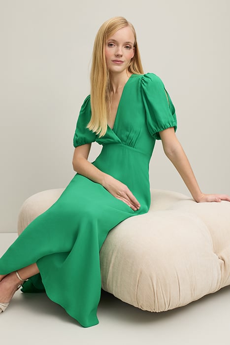 DR HERMIA V NECH DRESS GREEN 4