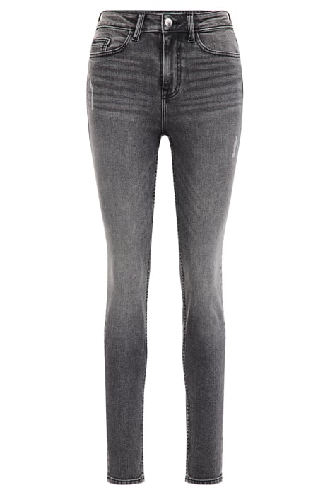 5POCKET HIGH WAIST DARK GREY 4