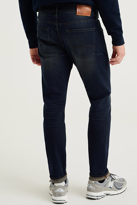 5POCKET MID WAIST DARK BLUE 2
