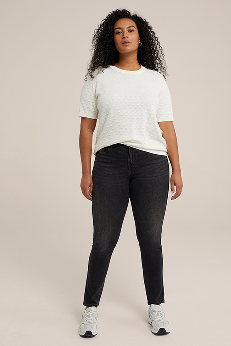 5POCKET MID WAIST BLACK 3