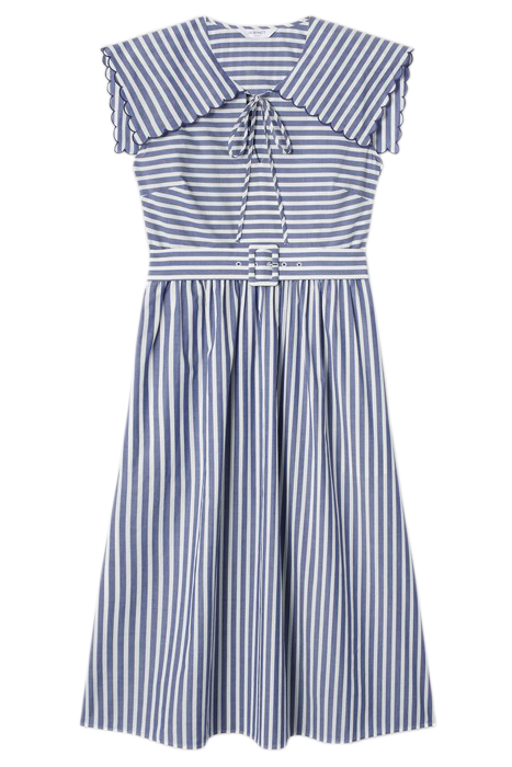 DR BEAU STRIPE DRESS NAVY/CREAM 3