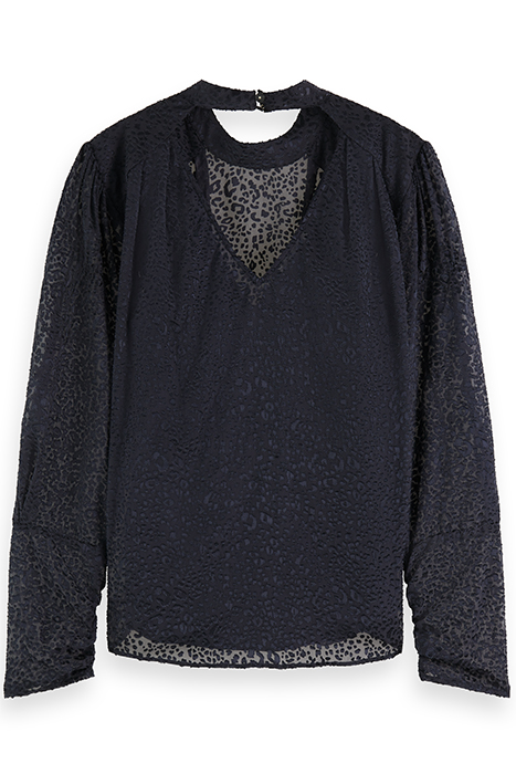 MOCK NECK TOP WITH OPEN BACK DETAIL NIGHT 4