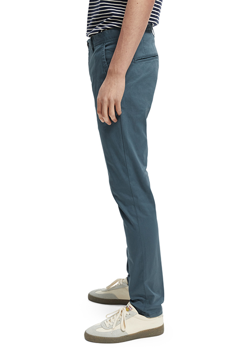 ESSENTIALS - MOTT SUPER SLIM FIT CHINO STEEL 5