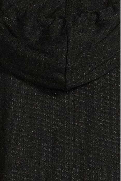 BLACK HOODED KNIT TOP 5