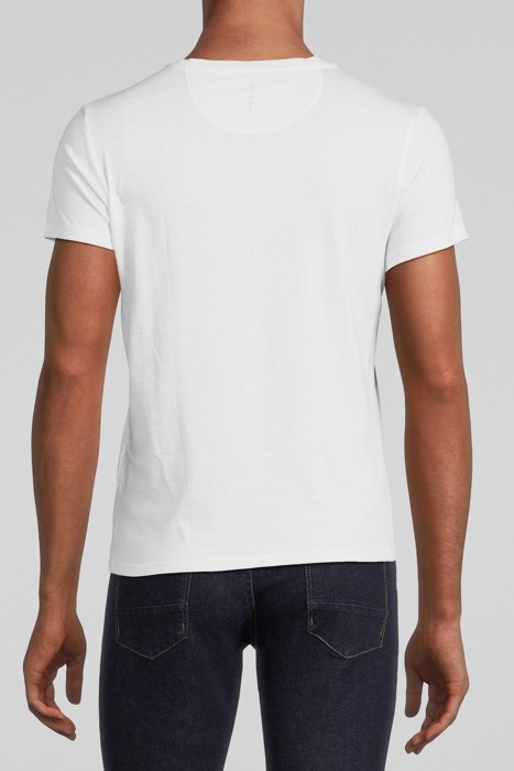 WHITE BUILDINGS IMAGE DRY FAST T-SHIRT WHITE 2