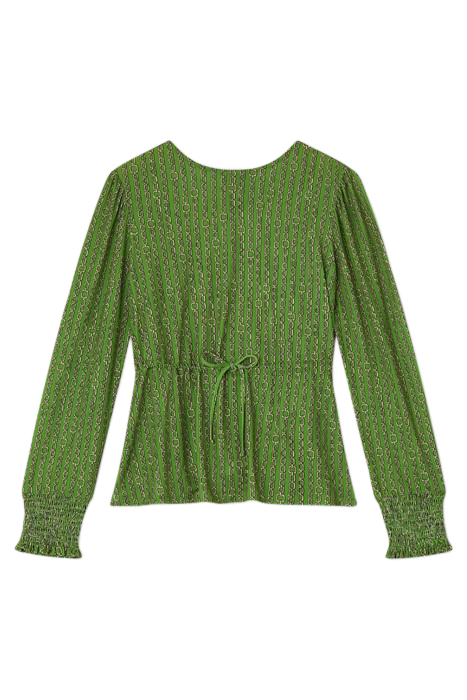 TJ ELLIE JERSEY PRINT TOP GREEN 4