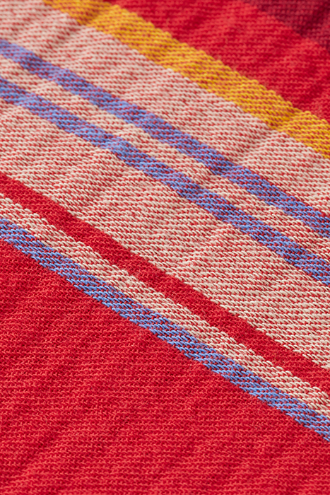 DOUBLE FACE STRIPE SHIRT MULTI COLOR STRIPE 6