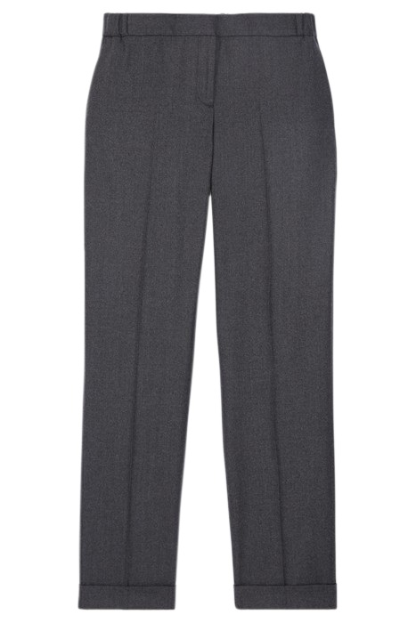 SUIT TROUSERS WITH ELASTIC WAIST DETAIL GREY 5