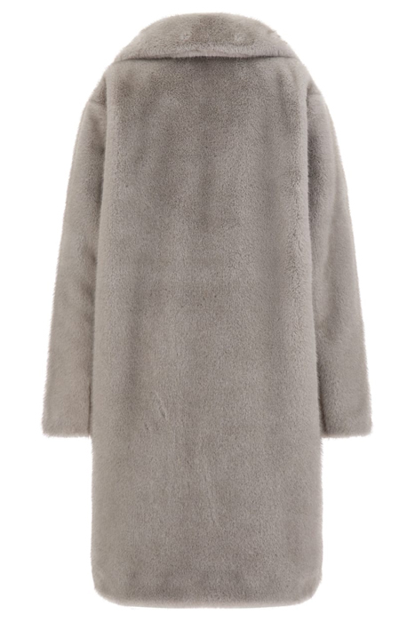 BIANCA FAUX FUR COAT GREY PEARL MULTI 5