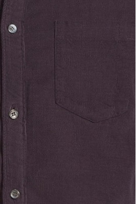 DARK PLUM NEEDLECORD REGULAR SHIRT DARK PLUM 5
