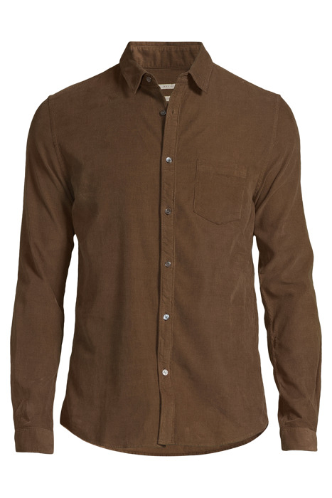 CAPPUCCINO NEEDLECORD REGULAR SHIRT CAPPUCINO 3