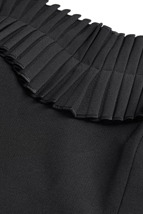 BUSTIER JUMPSUIT WITH PLEATED DETAIL BLACK 6