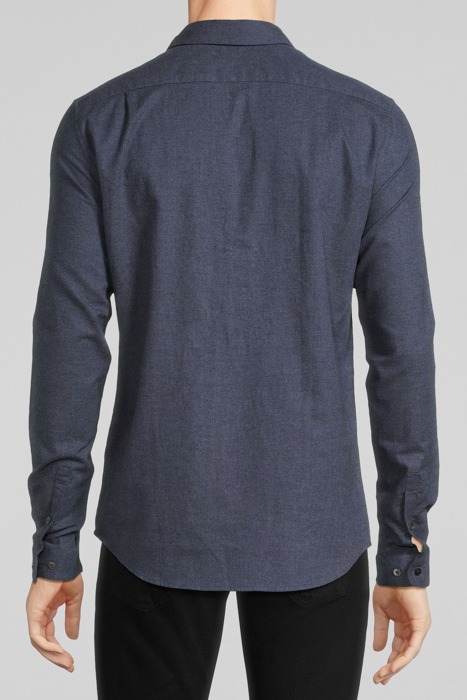 NAVY FLANNEL REGULAR SHIRT NAVY 2